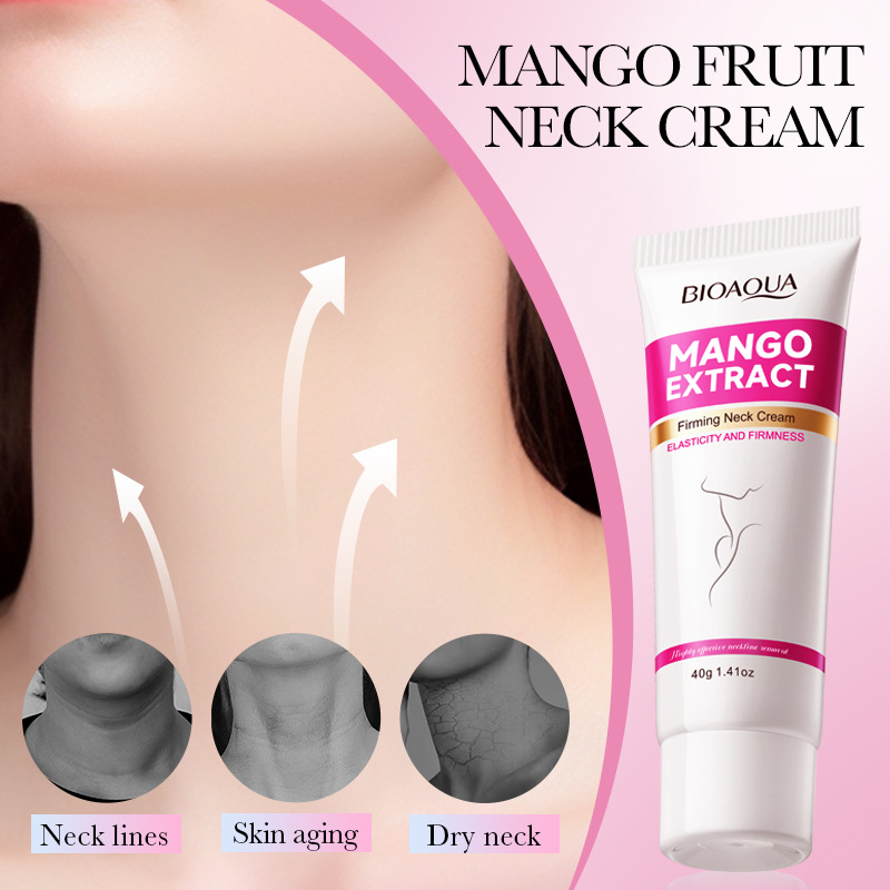 Full English: BIOAOUA Mango Firming Neck Cream, Hydrating, rejuvenating and Fine Line Neck Cream, cross-border export wholesale Application Scenario