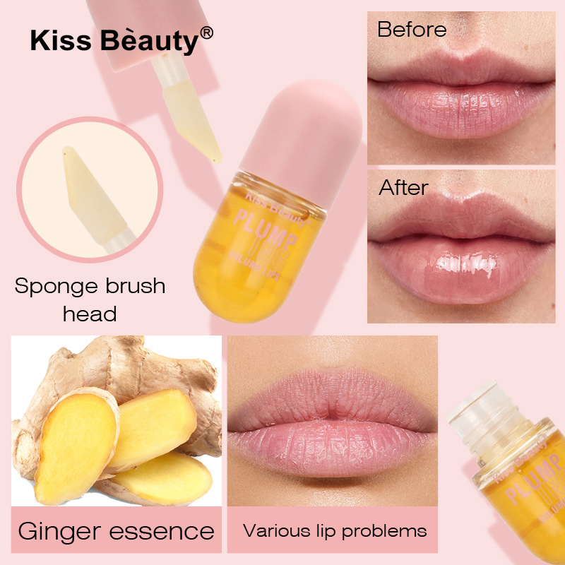 kissbeauty Lip Wrinkle Reduction and Lip Fullness Capsules Essence Oil Lip Care Essence Lip Balm Moisturizes and nourishes the lips details Picture