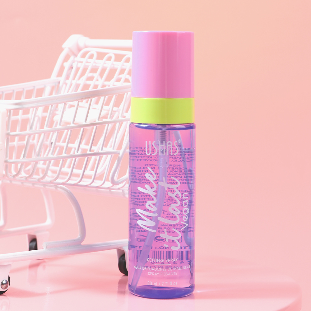 USHAS Cross-border in-stock Setting Spray Waterproof, Moisturizing, Oil-Control and Hydrating Setting Water UC116 details Picture