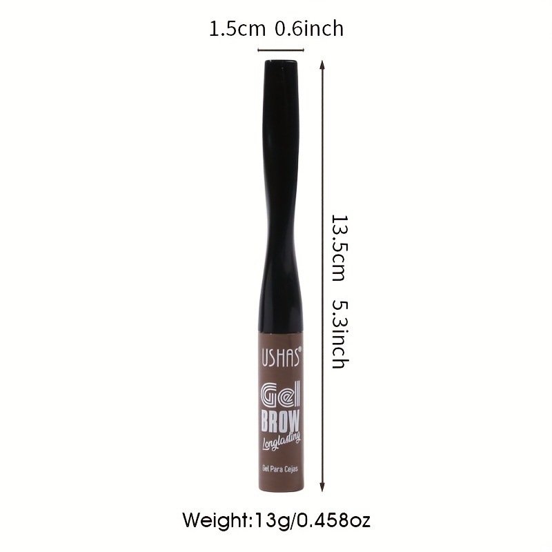 USHAS cross-border in-stock bestseller on Amazon Waterproof, non-smudging, long-lasting Eyebrow Dye Liquid Three-dimensional Natural E Item Picture