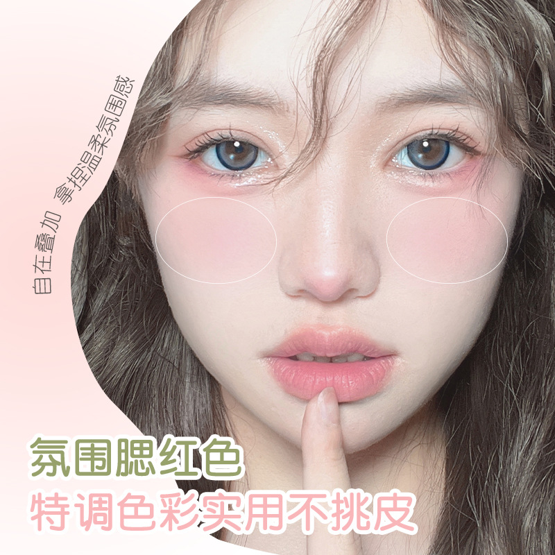 NOVO six-color eyeshadow palette, a multi-purpose earth tone matte fine sparkling light brightening and high-gloss contouring all-in-one set Specification drawing
