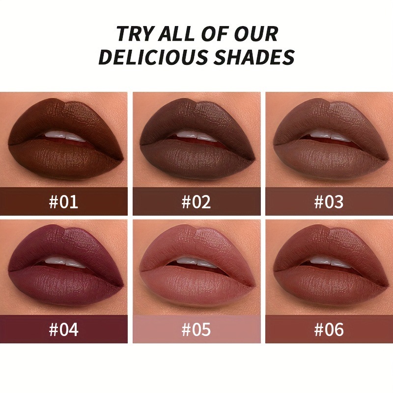 USHAS European and American cross-border stock lip gloss, waterproof liquid lipstick, non-stick cup, non-fading color lip makeup LG2504A details Picture
