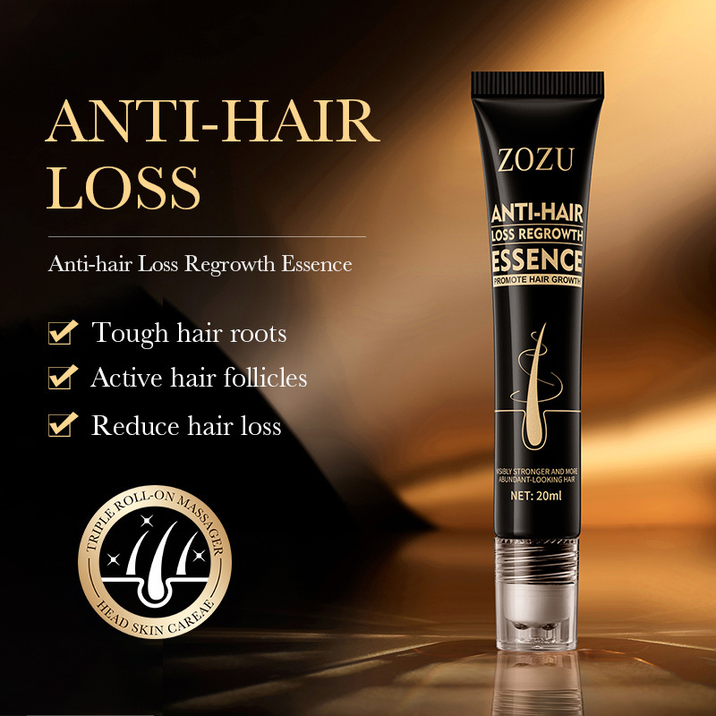 ZOZU All-English anti-hair loss Essence for Strengthening hair roots, improving hair loss and promoting hair growth, cross-border export wholesale details Picture