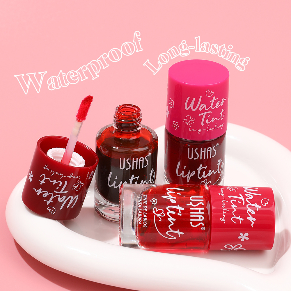 USHAS Amazon's best-selling cross-border 3-color liquid lipstick, water lip gloss, and long-lasting moisturizing lip gloss UC151 details Picture
