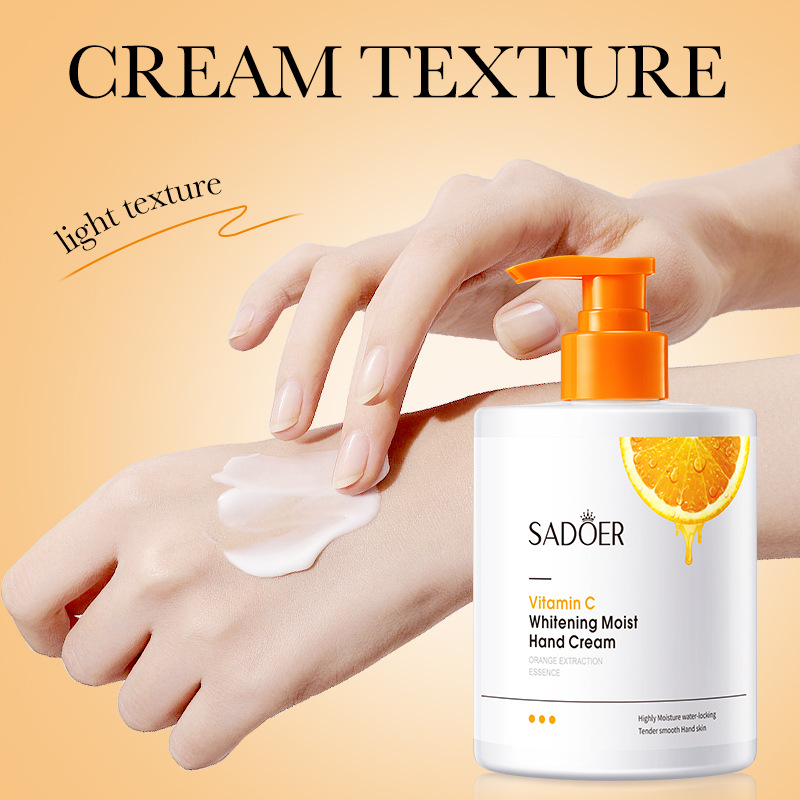 SADOER Vitamin C Whitening and Moisturizing Hand Cream for autumn and winter cross-border export wholesale Application Scenario