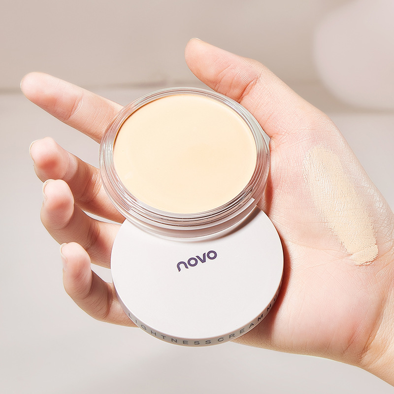 NOVO Cheese Soft Light Flawless Foundation provides long-lasting concealer without smudging, hydrating without powder sticking, and is waterproof. Wholesale Specification drawing