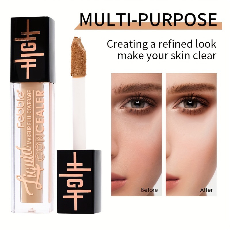 USHAS European and American cross-border 6-color concealer pen for acne marks, spots, dark circles, acne contouring, and water resistance details Picture