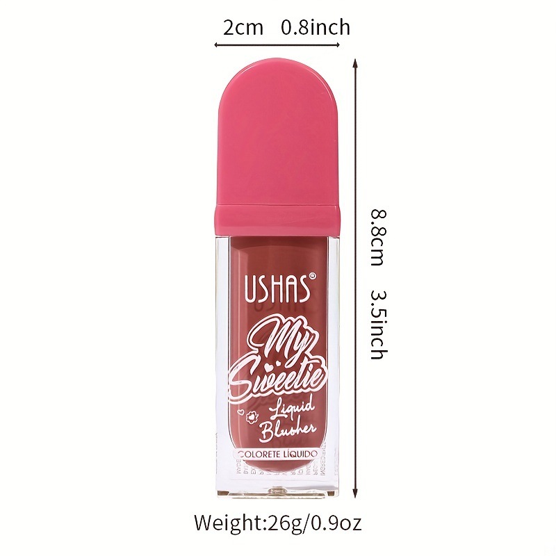 USHAS Liquid Blush Cross-border Blush Stick Gel Cream Blush Brightening Liquid Blush FS421 Item Picture