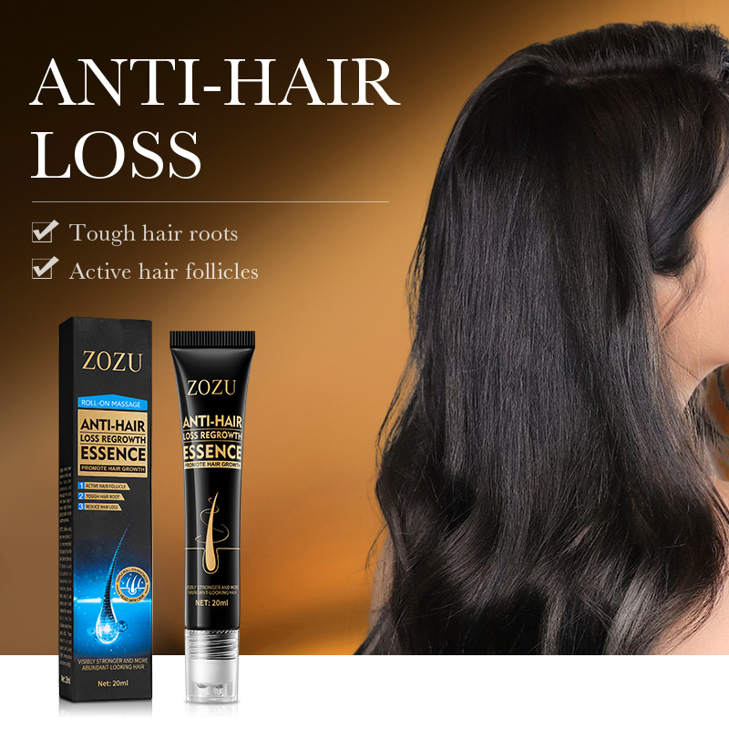 ZOZU All-English anti-hair loss Essence for Strengthening hair roots, improving hair loss and promoting hair growth, cross-border export wholesale full figure