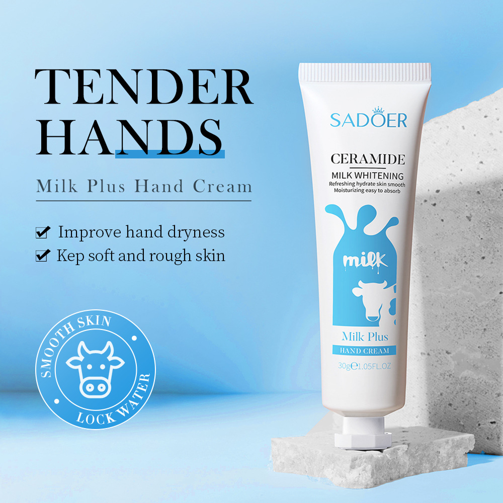 Full English SADOER milk whitening skin care product set, essence, cream, Facial Cleanser, cross-border export wholesale Specification drawing