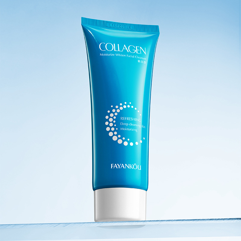 All-english FAYANKOU Collagen Moisturizing Whitening Facial Cleanser Cross-border export wholesale Item Picture
