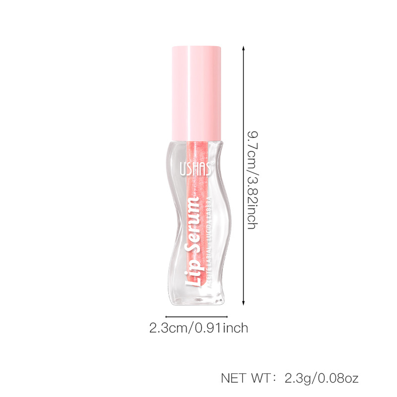 USHAS cross-border stock lip gloss from Europe and America does not fade or stick to the rim of the cup. The red lip gloss provides long-lasting coloring. UC149 Item Picture