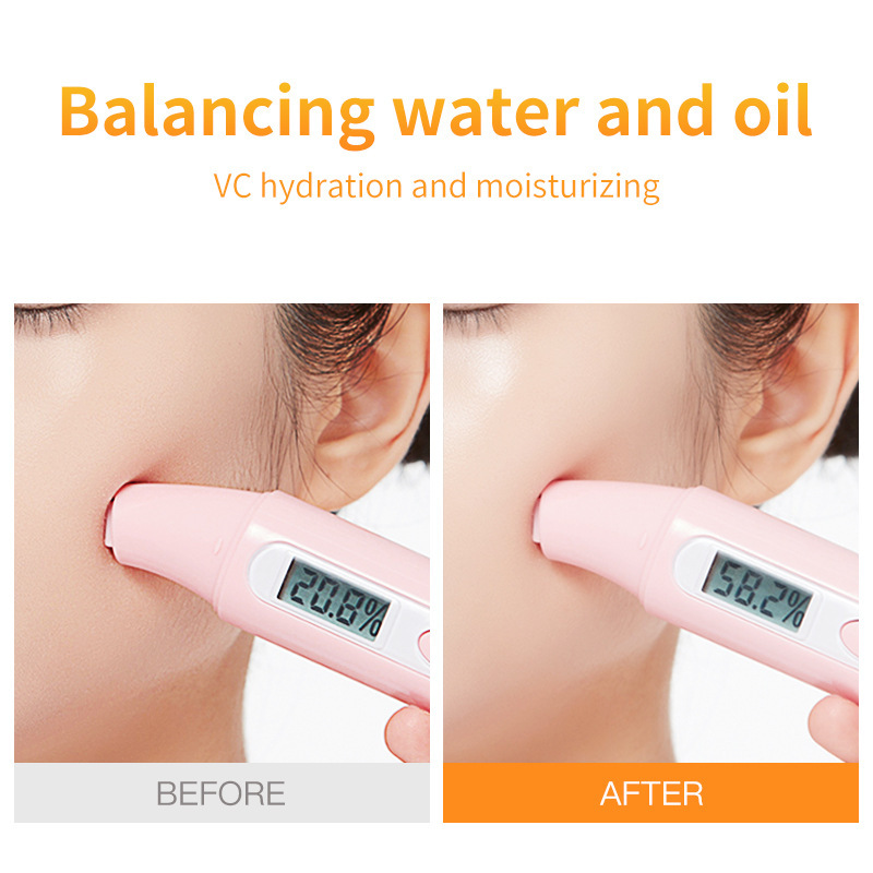All-english ZOZU VC mask, Vitamin C Essence Mask, VCface mask, cross-border export manufacturer wholesale Application Scenario