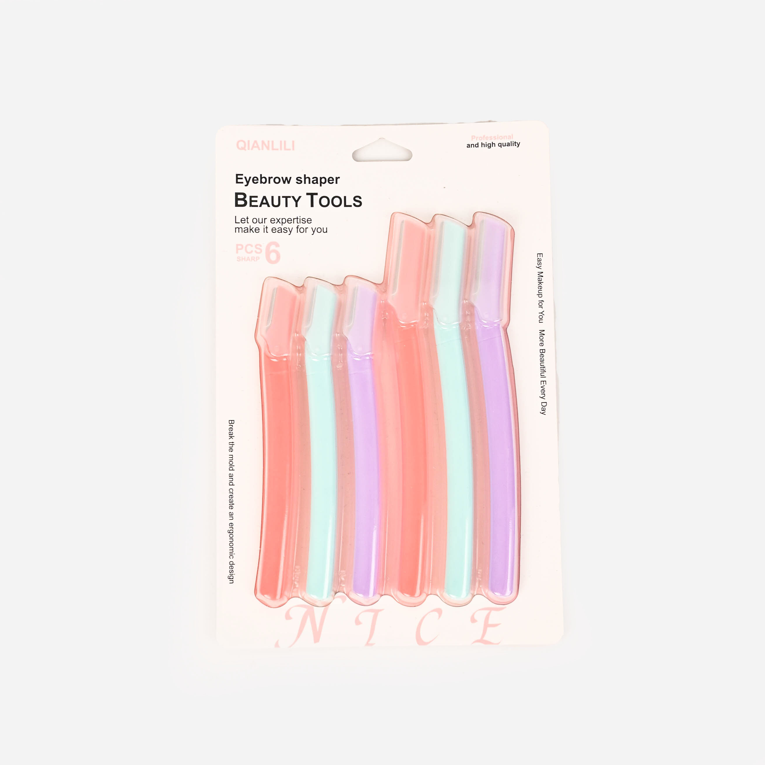 Eyebrow shaping knives, eyebrow shaving knives and eyebrow trimming knives are less likely to damage the skin