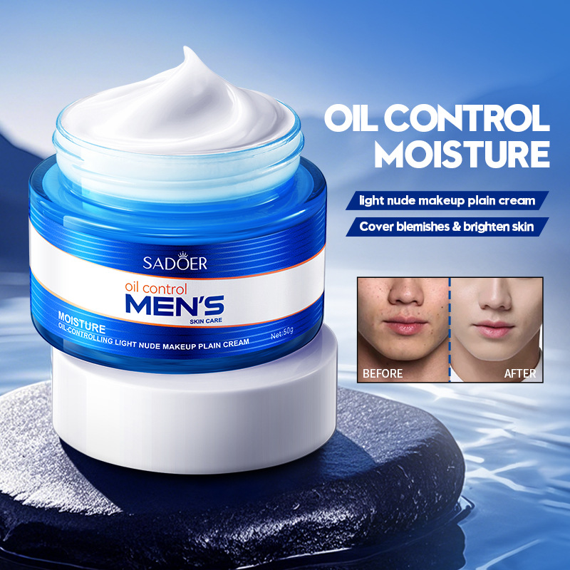 Cross-border export wholesale of SADOER Moisturizing and oil-control Light Nude Makeup Natural Cream and hydrating Water Cream in full English full figure