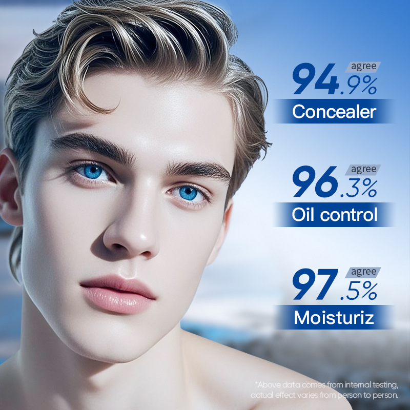 Cross-border export wholesale of SADOER Moisturizing and oil-control Light Nude Makeup Natural Cream and hydrating Water Cream in full English Application Scenario