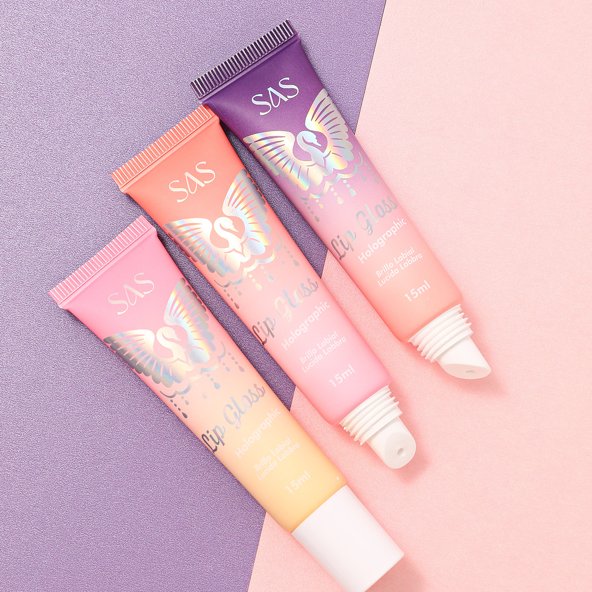 USHAS is a popular cross-border lip scrub in Europe and America, featuring a fine sparkling water exfoliating and moisturizing lipstick Specification drawing