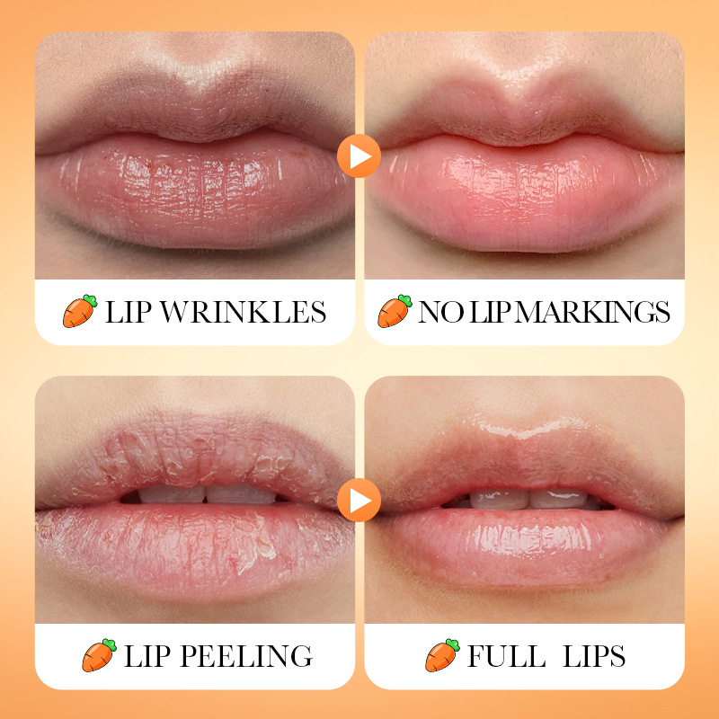 All-english SADOER Carrot Nourishing Lip Balm Moisturizing and Anti-cracking Autumn and winter lip balm cross-border export wholesale Application Scenario