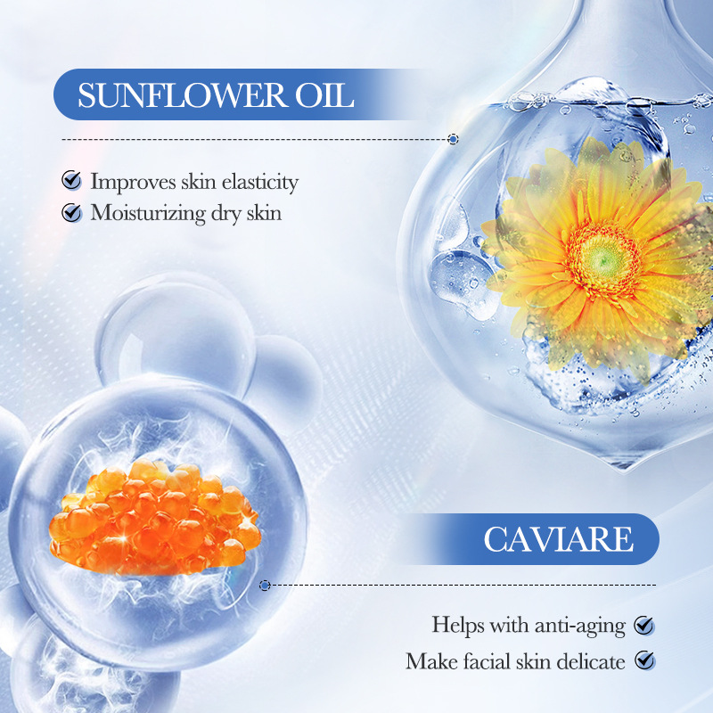 All-english SADOER caviar Hyaluronic Acid Anti-Wrinkle Repair Moisturizing Lotion Cross-border export wholesale details Picture