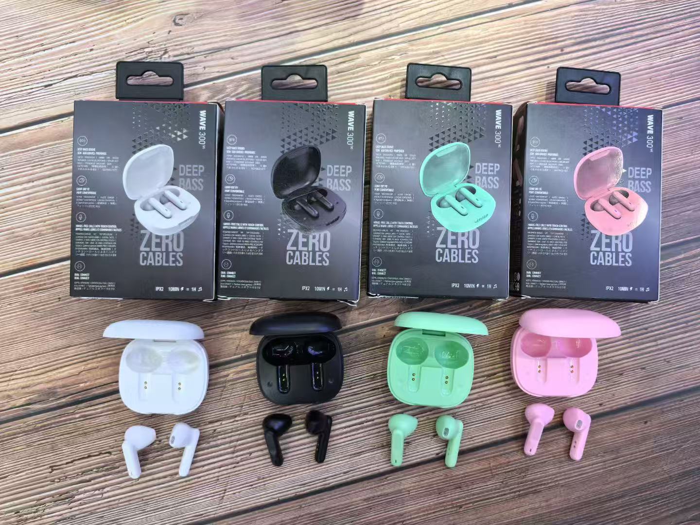 跨境新款WAVE300TWS入耳式蓝牙耳机支持通话音乐运动立体声耳机