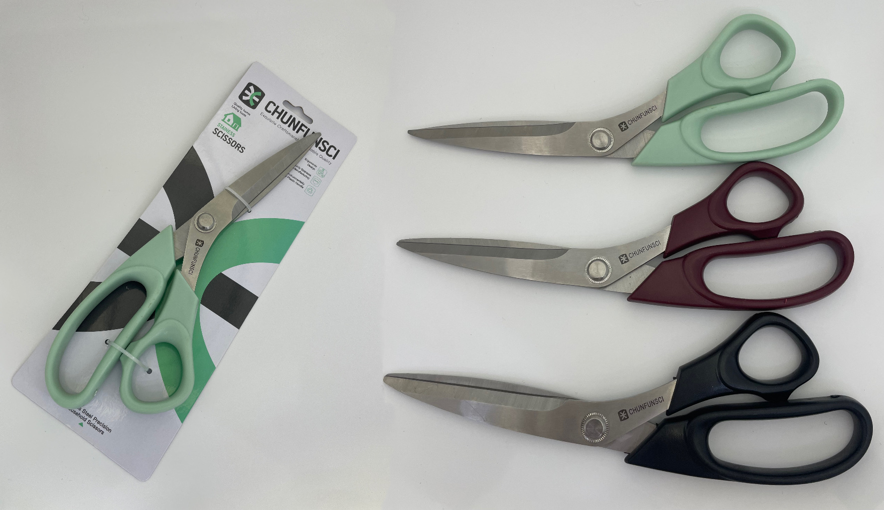 剪刀办公剪刀家用剪子不锈钢大号手工剪线头裁缝剪子