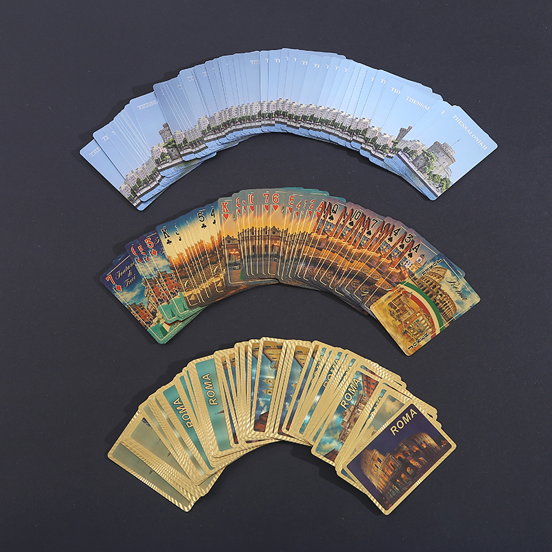 塑料扑克PET定做旅游纪念品SOUVENIR客户图案订做定制促销礼品详情13