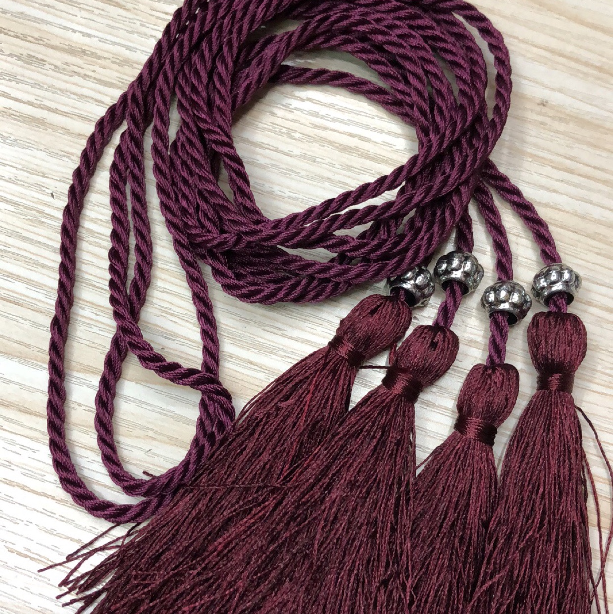 Double-headed long tassel clothing belts, accessories, bags, tassels, curtains, binding ropes, pendants Double-headed long tassel clothing belts, accessories, bags, tassels, curtains, binding ropes, pendants
