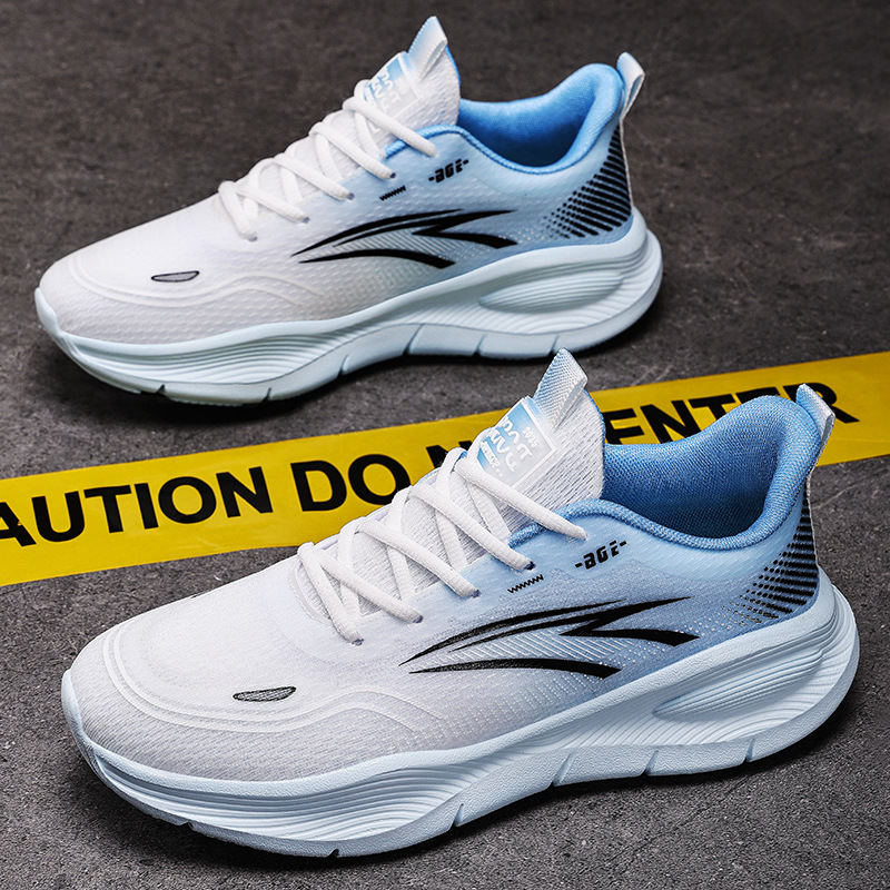 Men's summer breathable casual shoes, sports shoes, lightweight soft-soled running shoes, unisex couple shoes, net shoes Specification drawing
