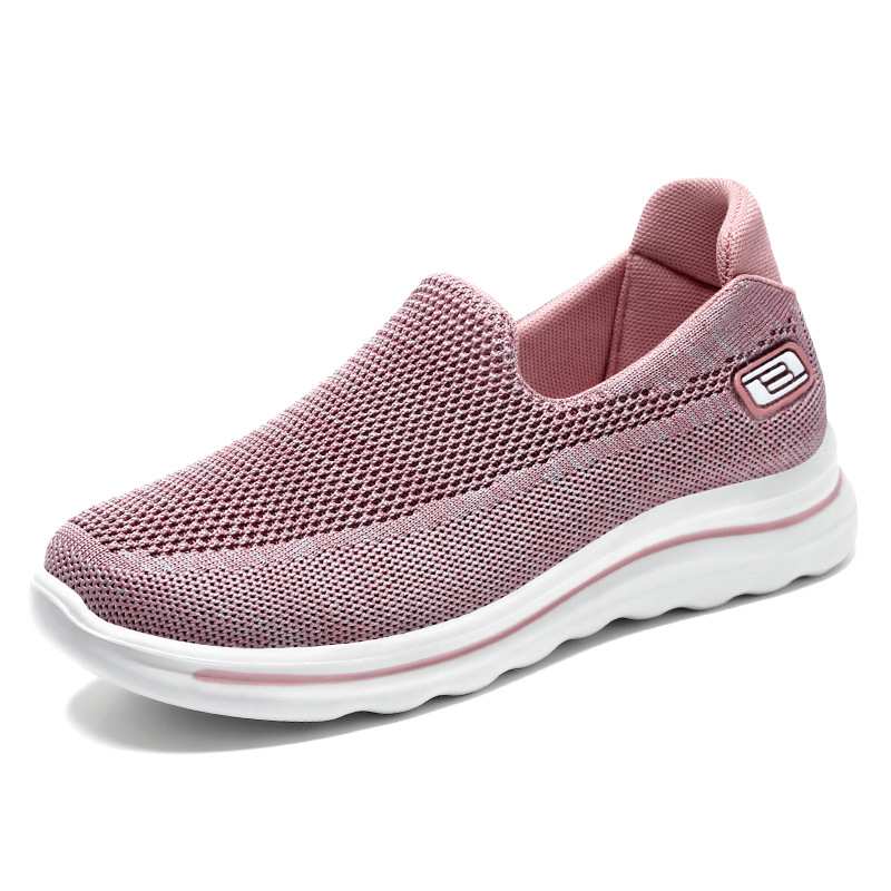 Women's shoes, versatile shoes for middle-aged and elderly mothers, unisex shoes, one-foot walking shoes, breathable single shoes, casual shoes for women Item Picture
