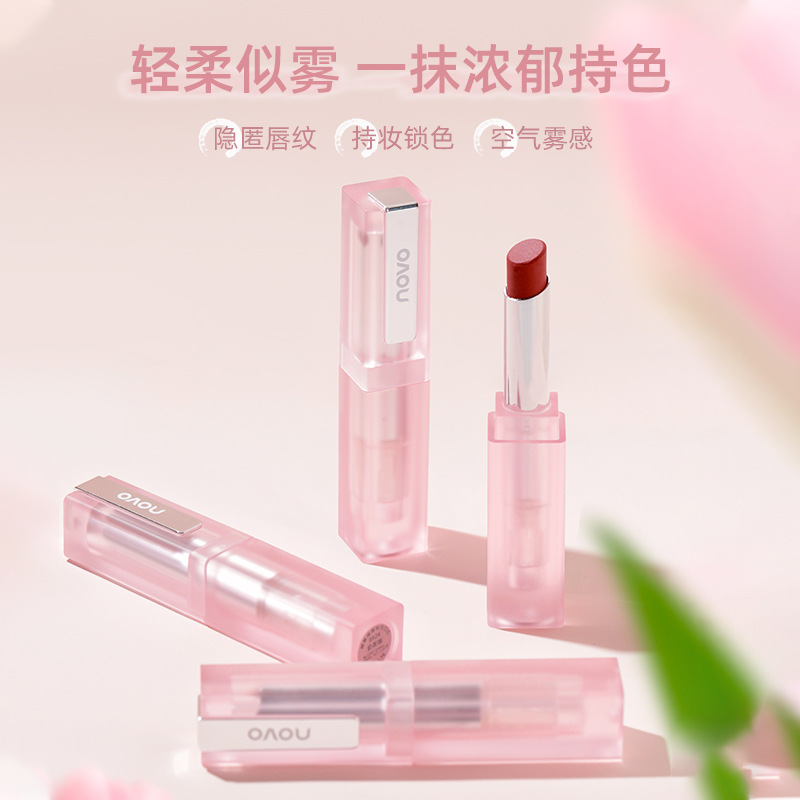 NOVO Velvet Matte Lipstick: Non-fading, non-staining, soft focus, long-lasting, matte powder wholesale full figure