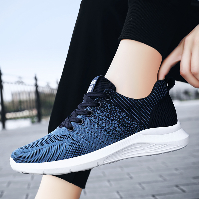 New men's shoes for foreign trade, wholesale casual breathable running shoes, trendy sneakers, men's sports shoes Specification drawing