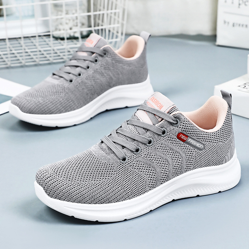 Women's shoes: Versatile, breathable, woven mesh shoes, soft-soled, comfortable and casual shoes, versatile single shoes, shallow opening, mom shoes details Picture