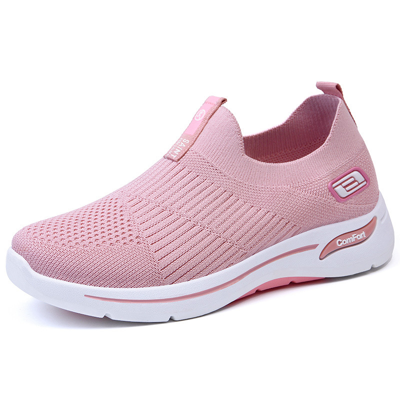 Spring new cross-border single-leg shallow-mouthed women's shoes, cross-border casual soft-soled running sports shoes for women Item Picture