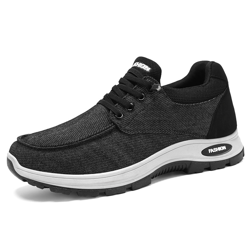 Men's sports shoes, breathable single shoes, soft-soled comfortable running shoes, versatile shallow-mouthed men's shoes, thick-soled walking shoes Item Picture