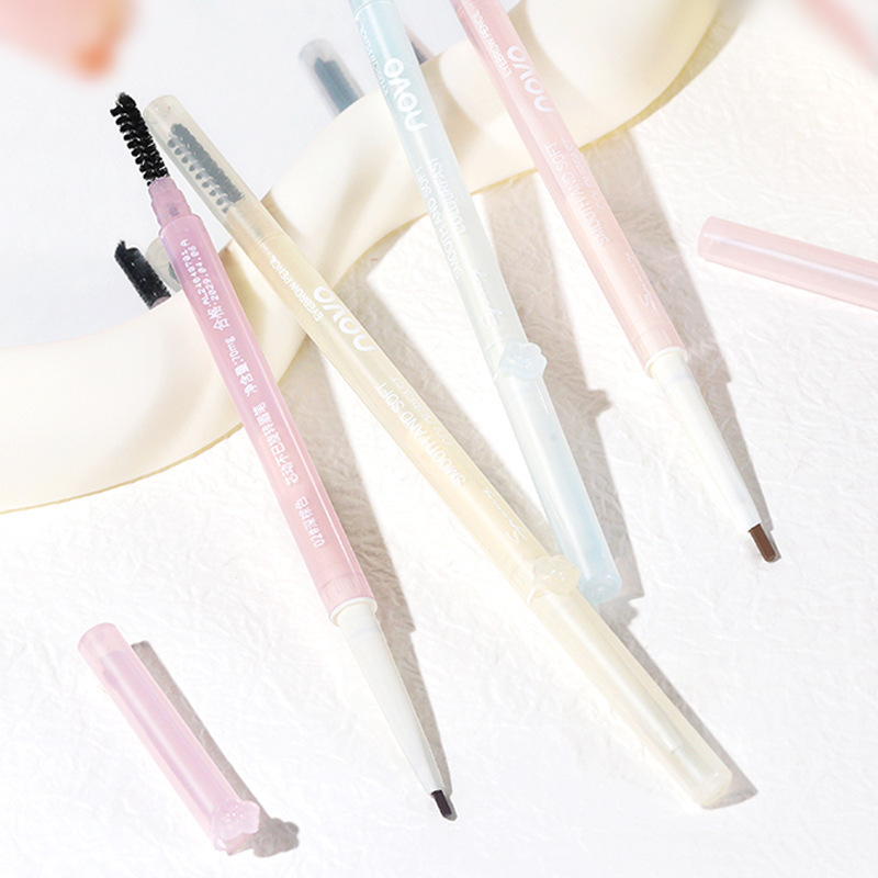 NOVO6246 keeps moving, rotating eyebrow pencil to simulate a neat and clear eyebrow effect, shaping a three-dimensional and natural look, light and airy eyebrows full figure