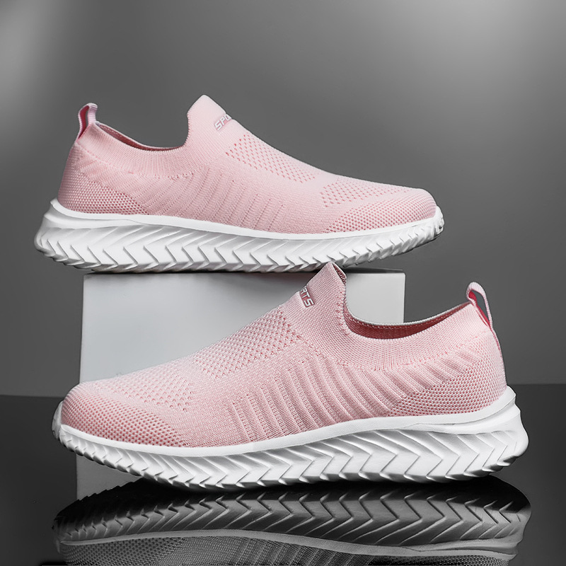 Women's cross-border trade shoes, lightweight EVA casual shoes, soft soles not tiring to the feet, flying woven single shoes full figure