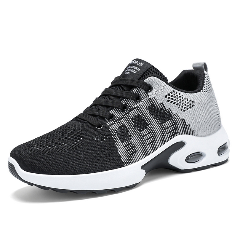 New men's sports shoes, cross-border men's shoes, breathable mesh shoes, soft-soled air-cushioned shoes, non-tiring running shoes Item Picture