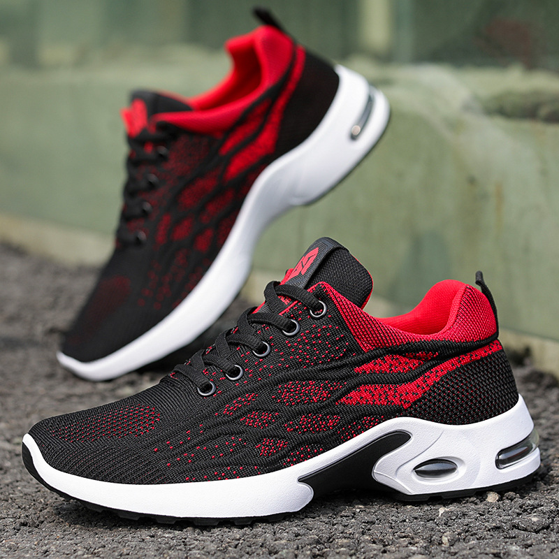 Spring new casual sports shoes for men, factory soft-soled student air-cushioned shoes, Feizhi sports shoes for men Application Scenario