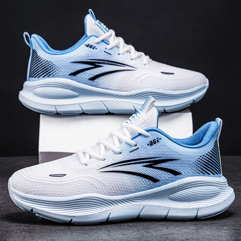 Men's summer breathable casual shoes, sports shoes, lightweight soft-soled running shoes, unisex couple shoes, net shoes full figure