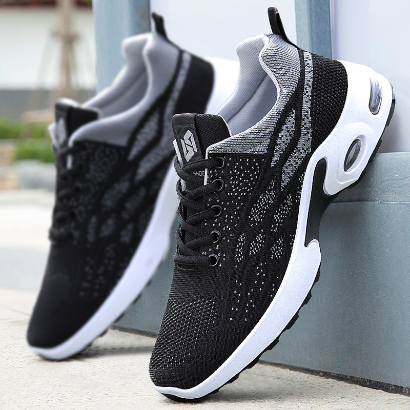 Spring new casual sports shoes for men, factory soft-soled student air-cushioned shoes, Feizhi sports shoes for men full figure