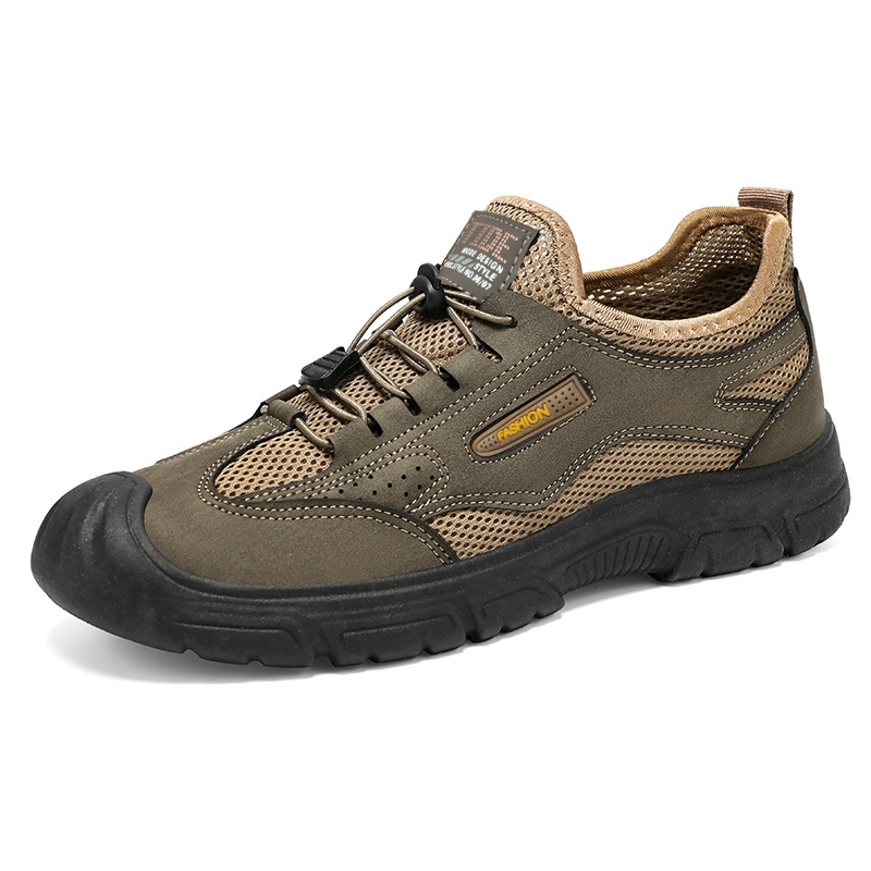 Men's casual shoes, breathable mesh shoes, soft-soled comfortable dad shoes, outdoor hiking shoes, versatile men's shoes, work shoes Item Picture