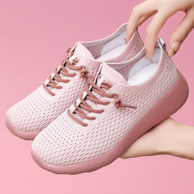 New summer men's casual single shoes, unisex couple running shoes, EVA soft-soled woven men's shoes details Picture