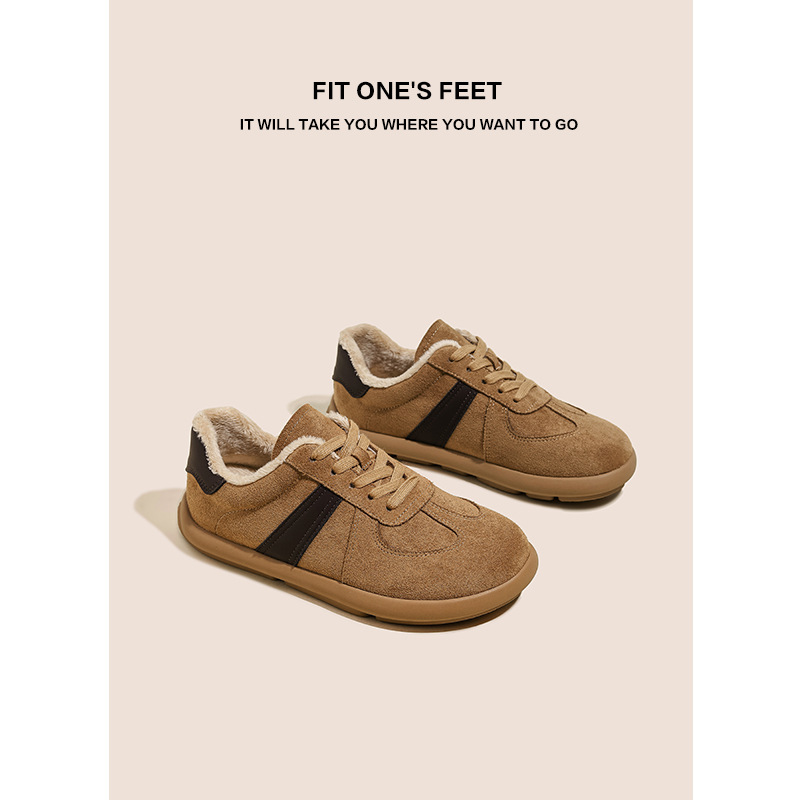 Genuine leather thick-soled Dexun shoes for women's 2024 autumn new retro casual sports board shoes, color-block Forrest Gump shoes, Boken shoes Specification drawing