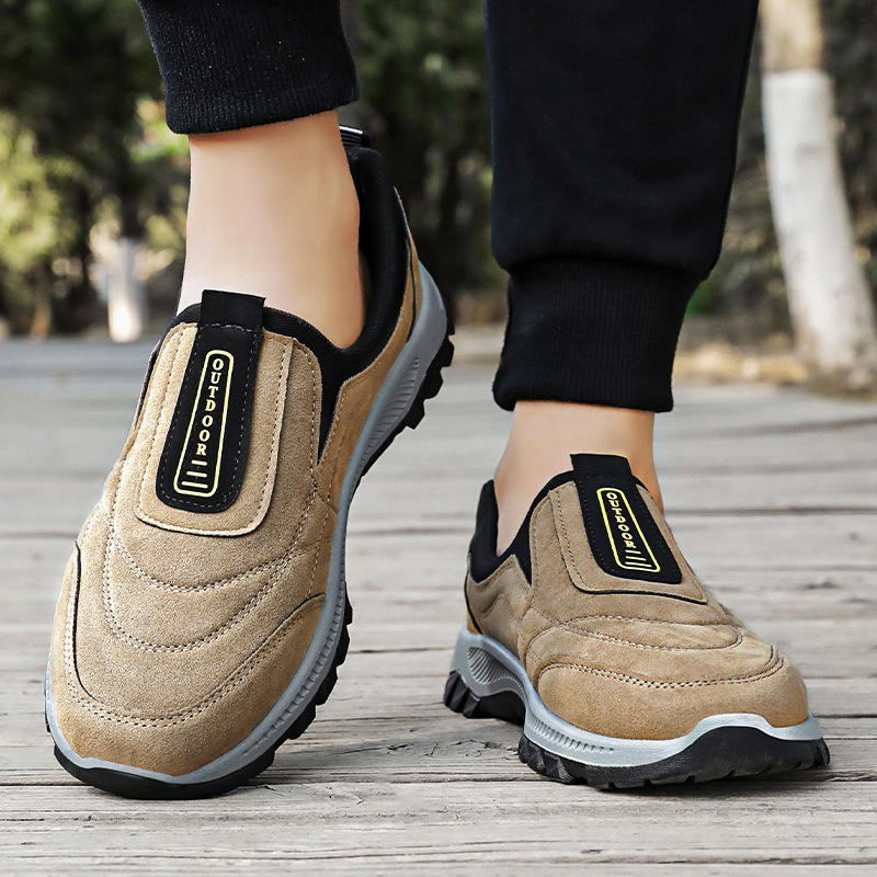 Men's casual shoes, cross-border trade men's shoes, breathable and odorless, single shoes for one foot, dad's shoes, versatile men's shoes details Picture
