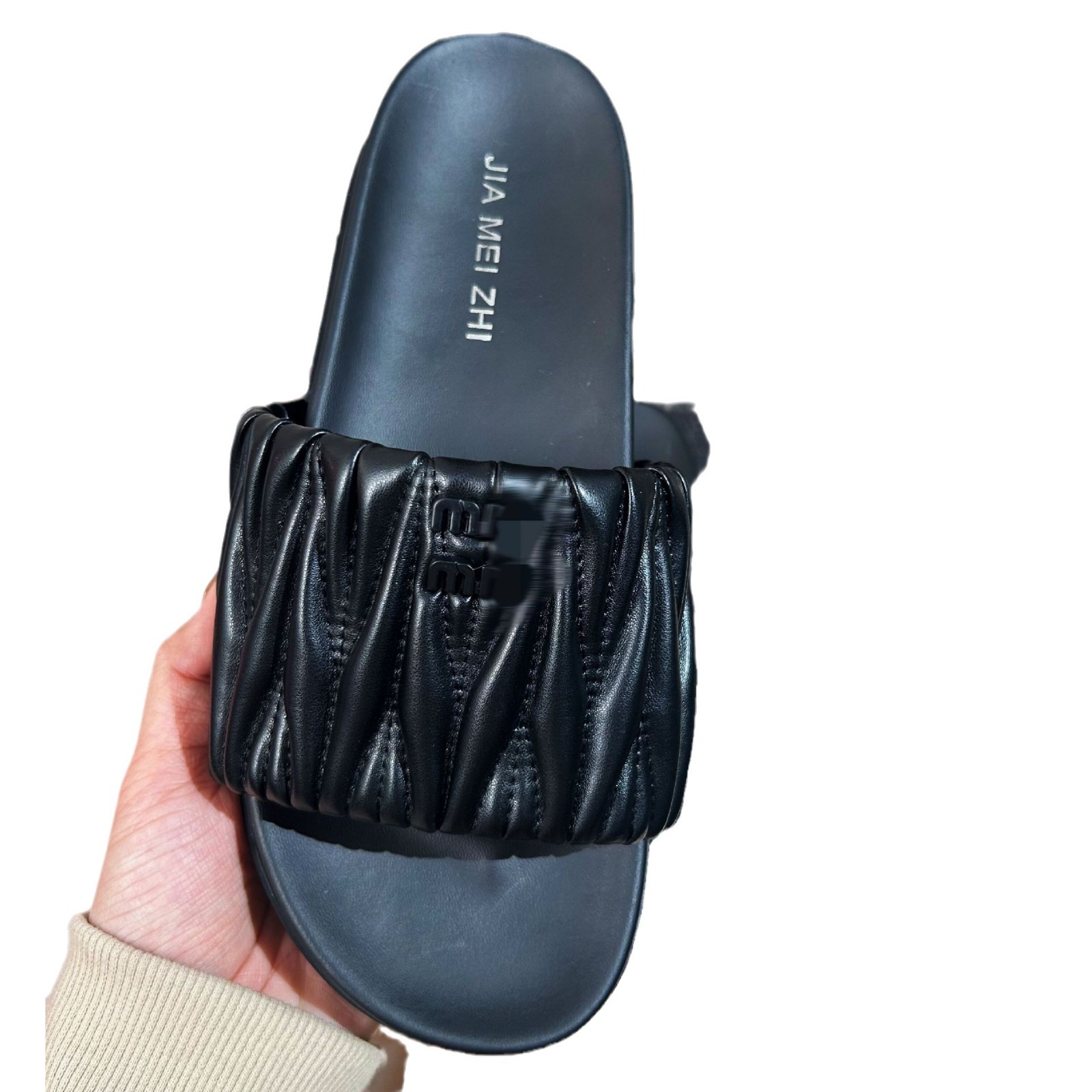 MM2024 Spring/Summer New stylish and Versatile casual toe-exposing thick-soled slippers with high heels that make legs look longer and slimmer. Trendy high heels Item Picture