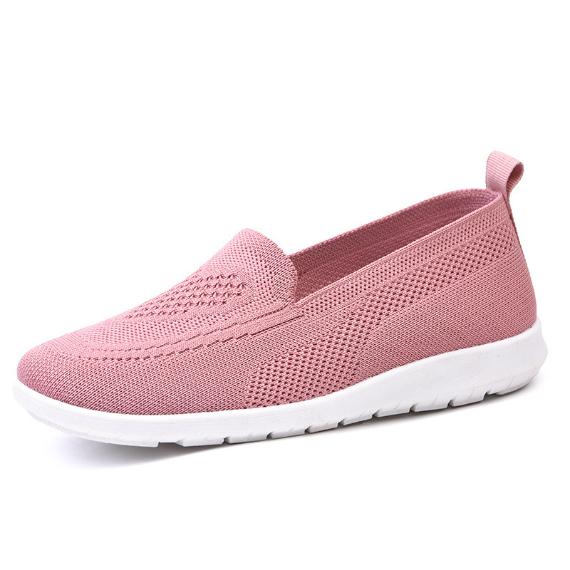 Old Beijing cloth shoes for women, summer new style cloth shoes, breathable flat casual single shoes, soft soles, mom shoes for women Item Picture