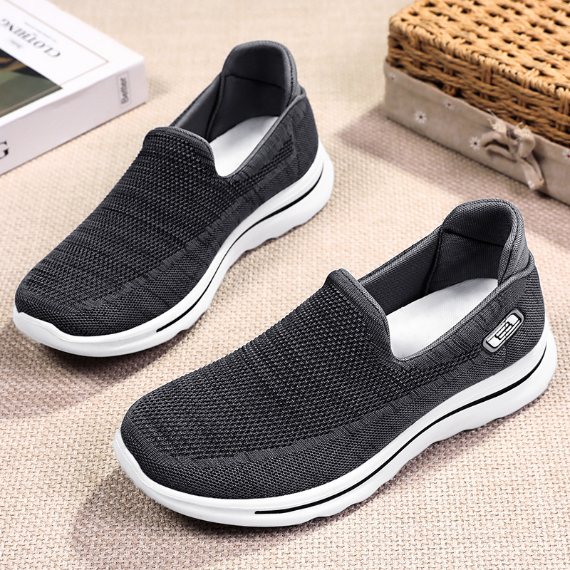 Men's dad shoes, middle-aged and elderly walking shoes, unisex couple casual shoes, men's shoes, breathable and non-smelly, single shoes full figure