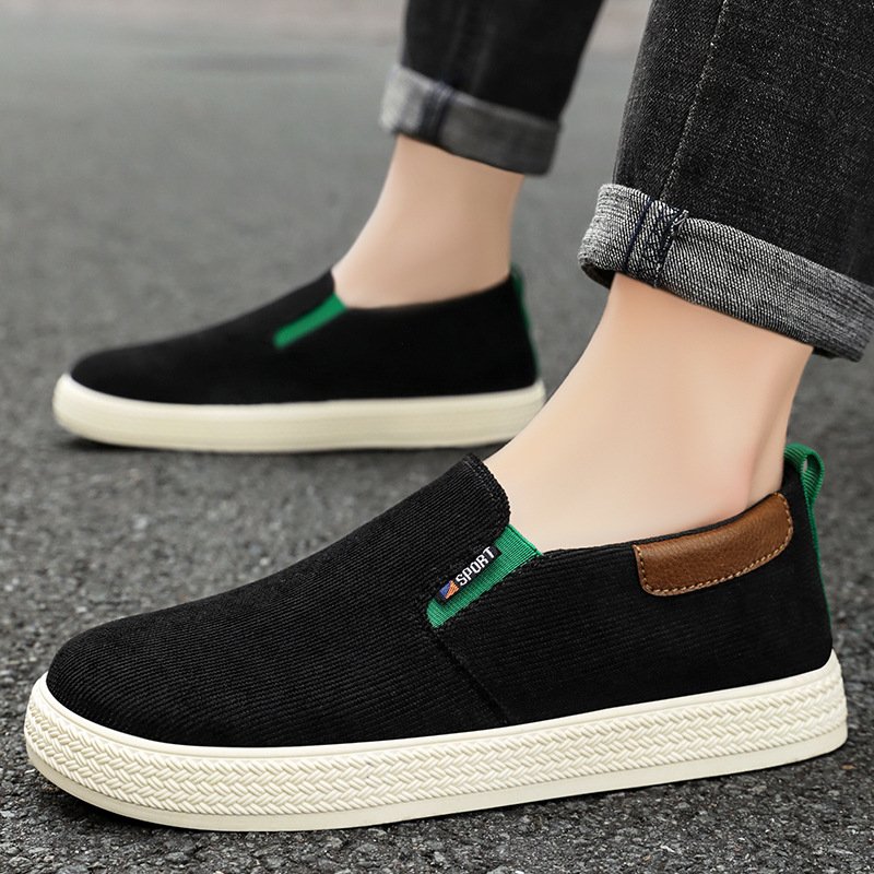 Men's casual shoes, a pair of old Beijing cloth shoes, versatile and breathable, single shoes with soft soles, dad shoes, and flying woven men's shoes Specification drawing