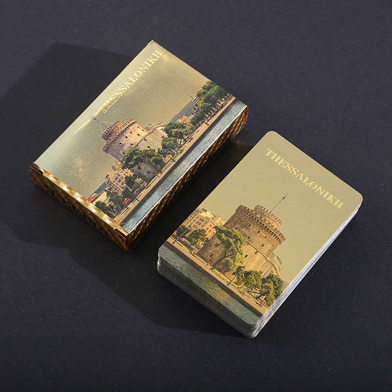 塑料扑克PET定做旅游纪念品SOUVENIR客户图案订做定制促销礼品详情5