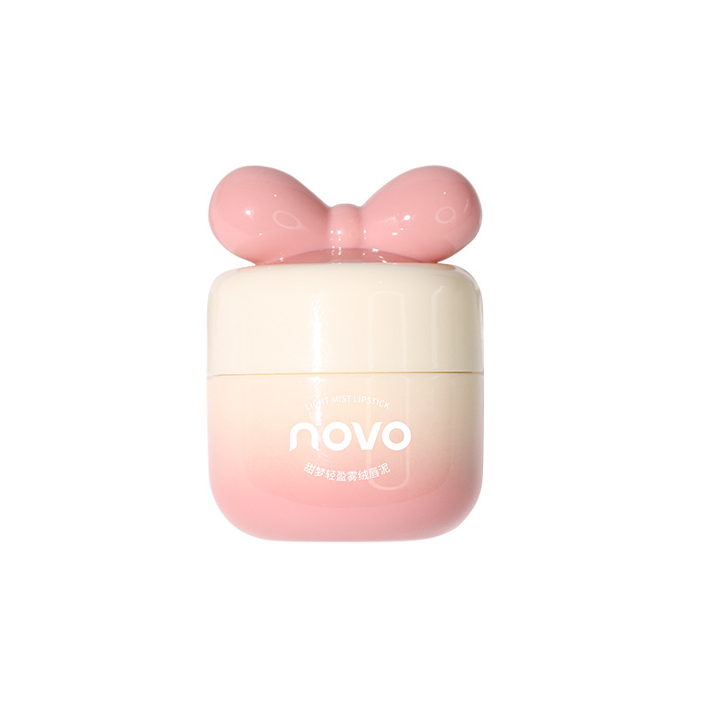NOVO Sweet Dream Show Velvet Lip Gloss, soft and matte, matte tea art Lip gloss, color-enhancing, student affordable, genuine, whitening Item Picture